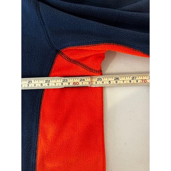 Columbia Fleece Quarter Zip Pullover, Blue with Auburn Logo, Men's XL - Picture 7 of 8